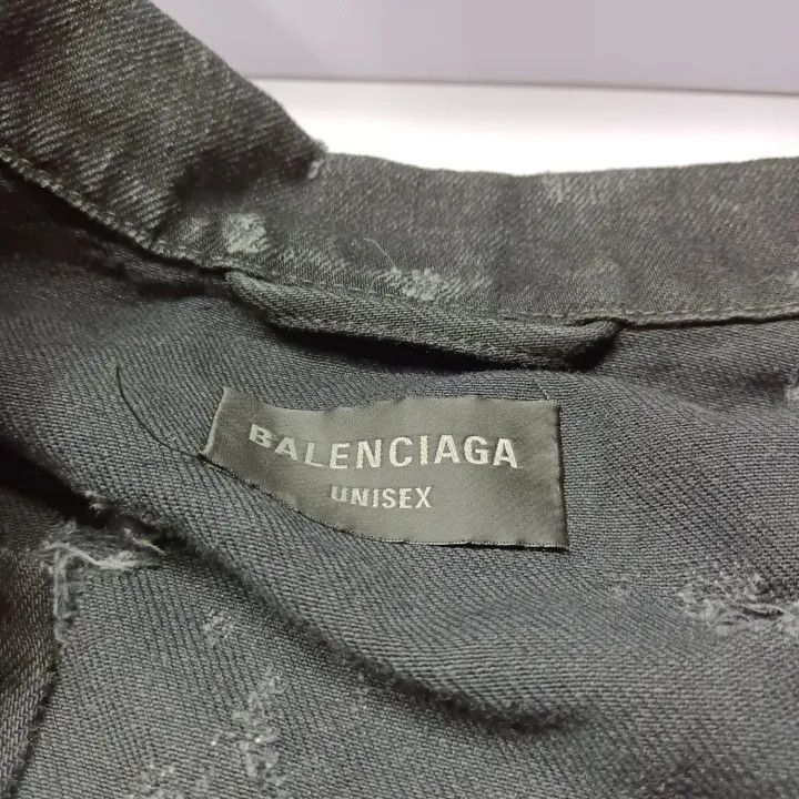 Balenciaga Balenciaga Tie-Dye Long Sleeve Denim Jacket 0079 Size US M / EU 48-50 / 2 - 3 Thumbnail