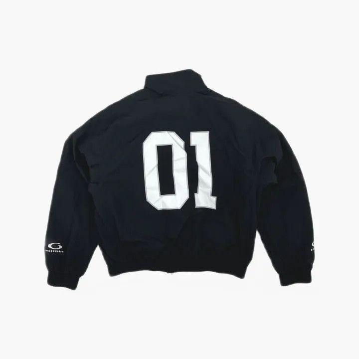 Balenciaga Balenciaga Letter Print Zip Jacket for Men 0079 Size US XS / EU 42 / 0 - 3 Thumbnail
