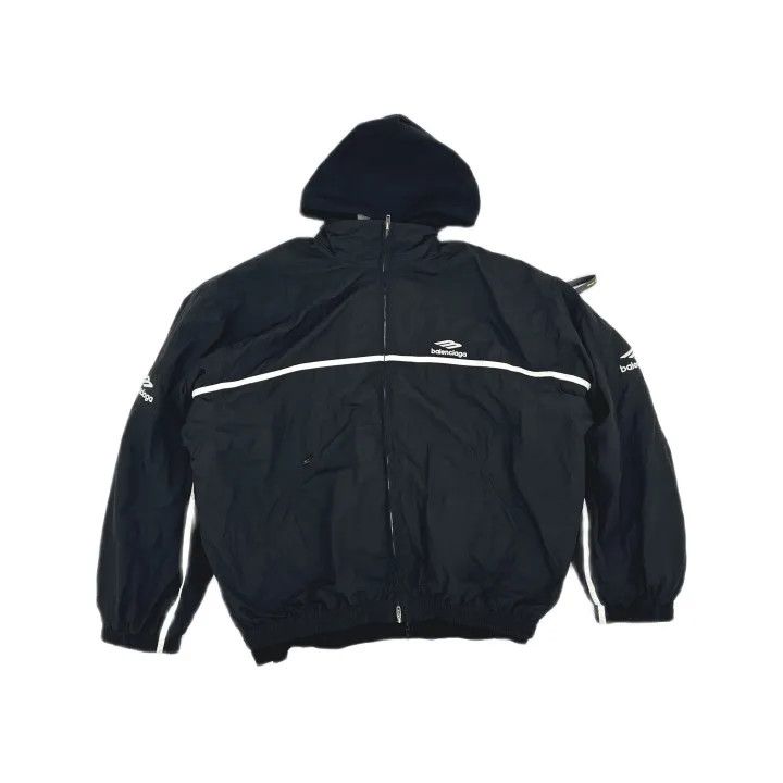 Balenciaga Balenciaga Logo Zip Long Sleeve Jacket 0079 Size US L / EU 52-54 / 3 - 2 Thumbnail