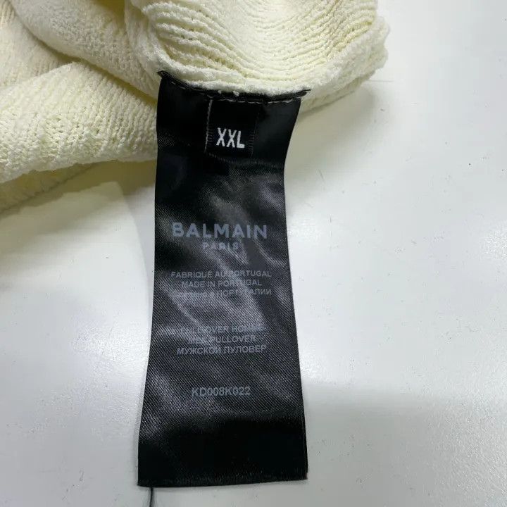 Balmain Balmain Crewneck Long Sleeve Sweatshirt 0079 Size US XXL / EU 58 / 5 - 4 Thumbnail