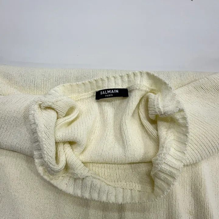 Balmain Balmain Crewneck Long Sleeve Sweatshirt 0079 Size US XXL / EU 58 / 5 - 7 Thumbnail