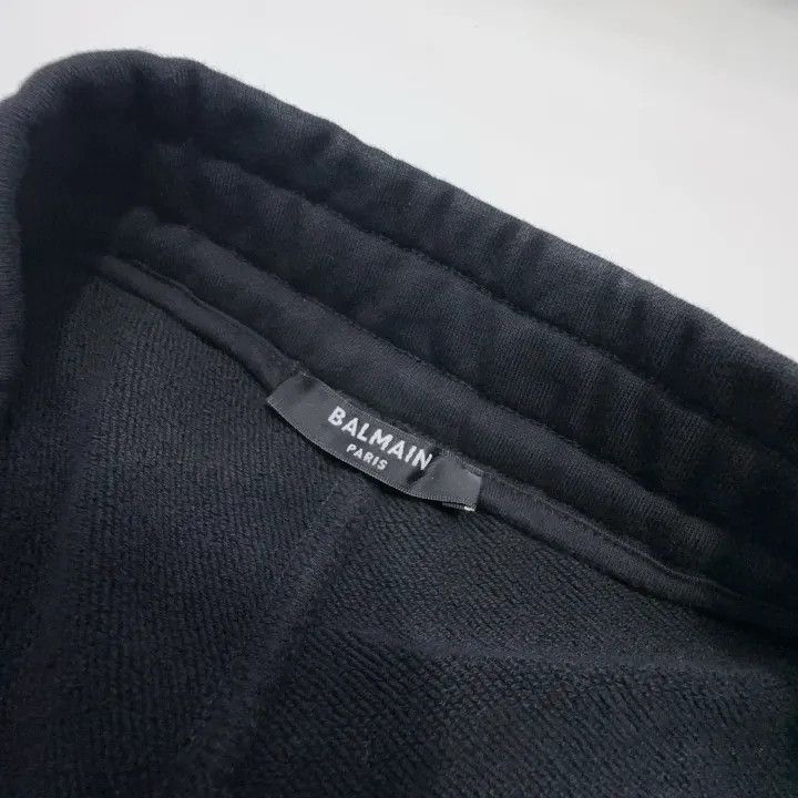 Balmain Balmain Black Drawstring Knit Jogging Pants 0079 Size US 36 / EU 52 - 4 Thumbnail