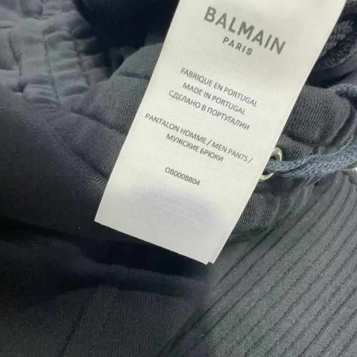 Balmain Balmain Black Drawstring Knit Jogging Pants 0079 Size US 36 / EU 52 - 6 Thumbnail