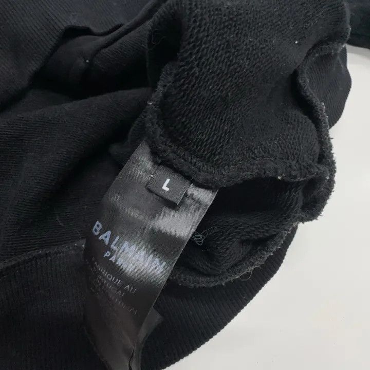 Balmain Balmain Casual Solid Zip Hoodie 0079 Size US L / EU 52-54 / 3 - 4 Thumbnail