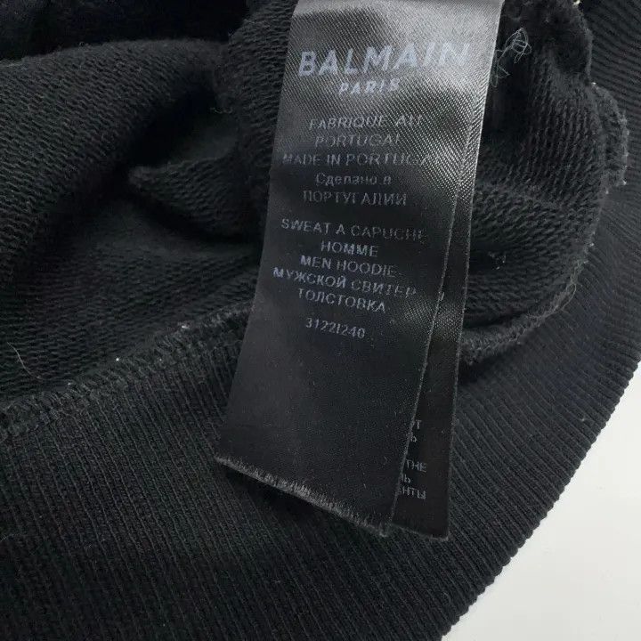 Balmain Balmain Casual Solid Zip Hoodie 0079 Size US L / EU 52-54 / 3 - 5 Thumbnail