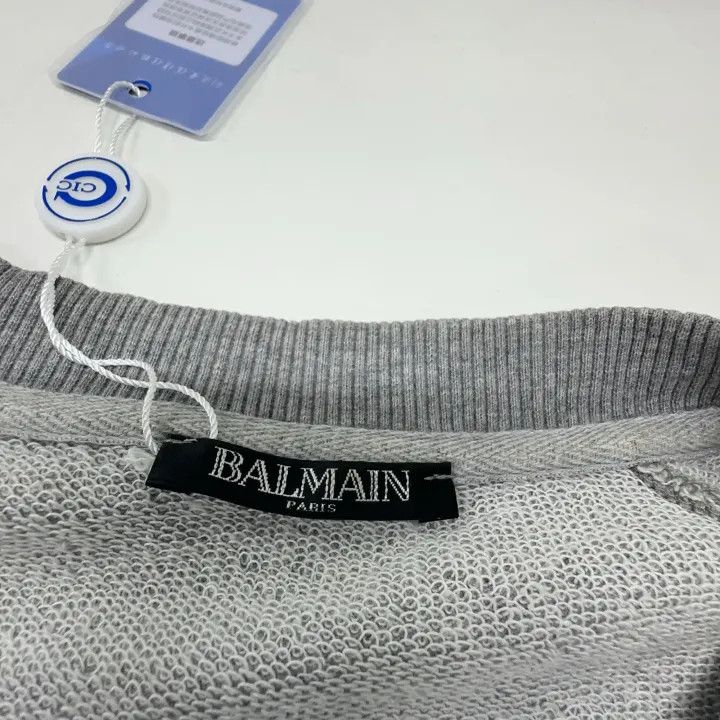 Balmain Balmain Casual Graphic Crewneck Sweatshirt 0079 Size US S / EU 44-46 / 1 - 5 Thumbnail