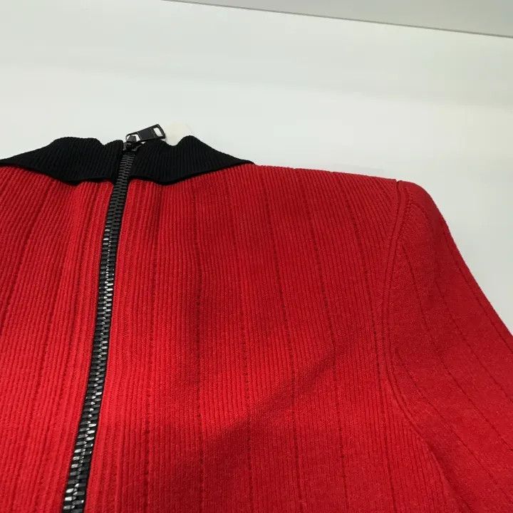 Balmain Balmain Color Block Fitted Short Dress 0079 Size US 38 / EU 54 - 10 Thumbnail