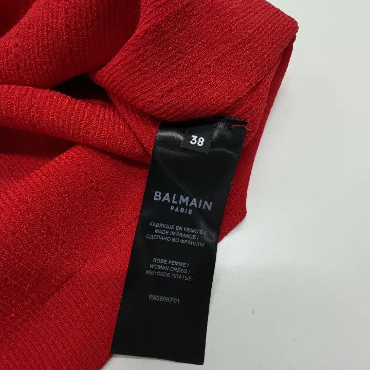 Balmain Balmain Color Block Fitted Short Dress 0079 Size US 38 / EU 54 - 3 Thumbnail