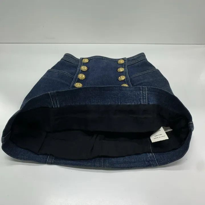 Balmain Balmain Fashion Versatile Denim Bodycon Skirt 0079 Size US 34 / EU 50 - 9 Thumbnail