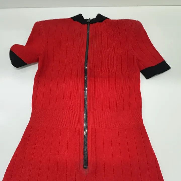 Balmain Balmain Colorblock Bodycon Short Sleeve Dress 0079 Size US 40 / EU 56 - 7 Thumbnail