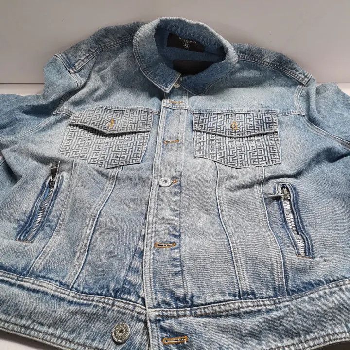 Balmain Balmain SS23 Vintage Denim Long Sleeve Jacket 0079 Size US L / EU 52-54 / 3 - 7 Thumbnail