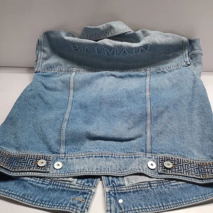 Balmain Balmain SS23 Vintage Denim Long Sleeve Jacket 0079 Size US L / EU 52-54 / 3 - 8 Thumbnail