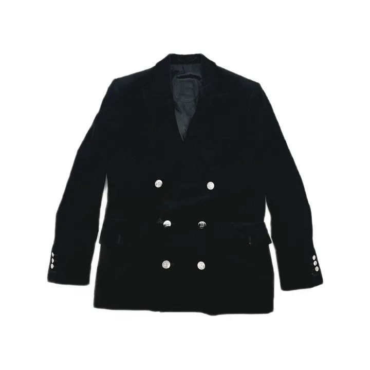 Balmain Balmain Black Double-Breasted Blazer for Men 0079 Size US L / EU 52-54 / 3 - 2 Thumbnail