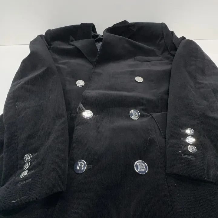 Balmain Balmain Black Double-Breasted Blazer for Men 0079 Size US L / EU 52-54 / 3 - 7 Thumbnail