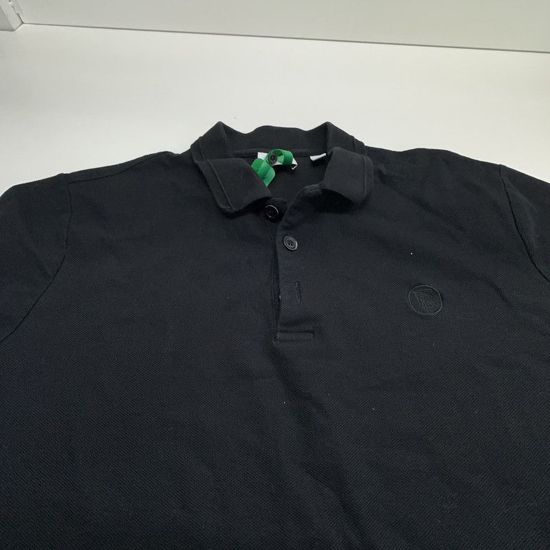 Burberry Burberry Black Short Sleeve Polo Shirt 0079 Size US XL / EU 56 / 4 - 4 Thumbnail