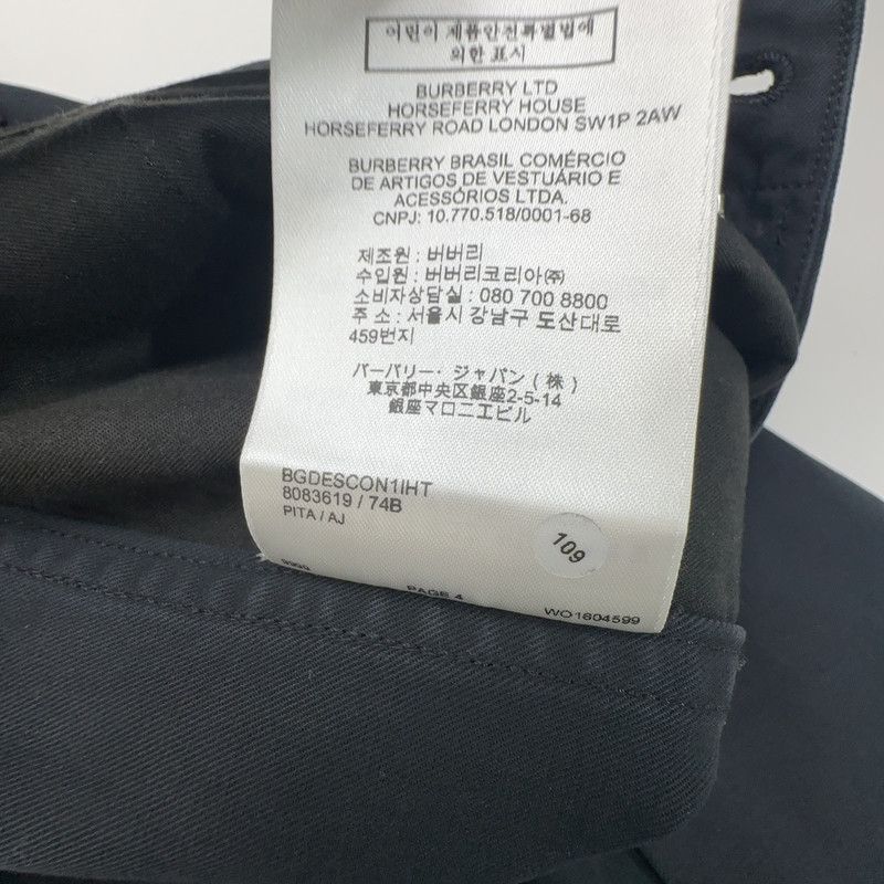 Burberry Burberry Black Casual Wide Leg Pants 0079 Size US 34 / EU 50 - 4 Thumbnail