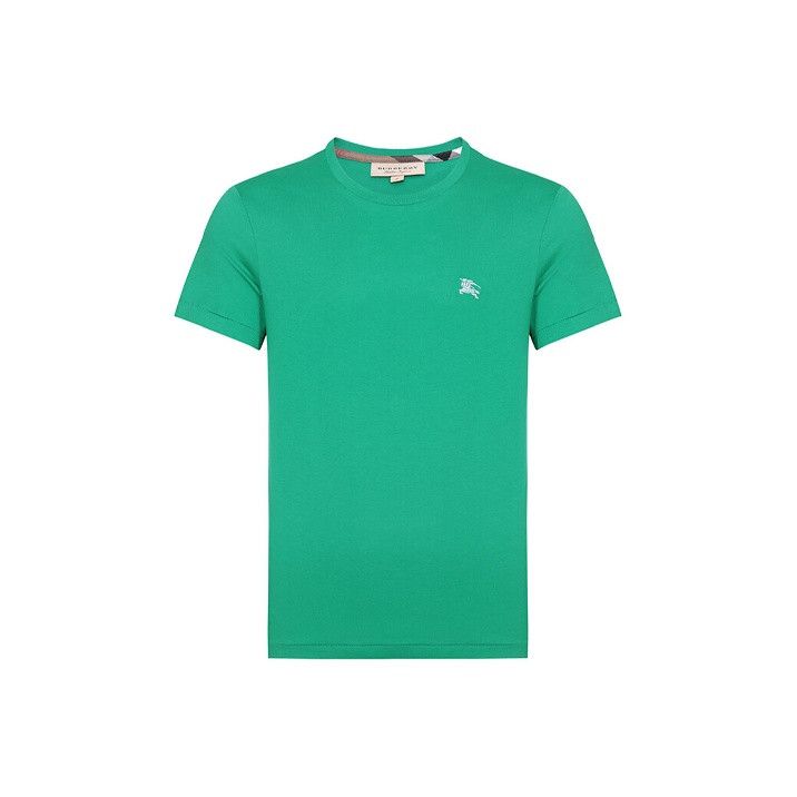 Burberry Burberry Green Embroidered Horse Rider T-Shirt 0079 Size US M / EU 48-50 / 2 - 2 Thumbnail