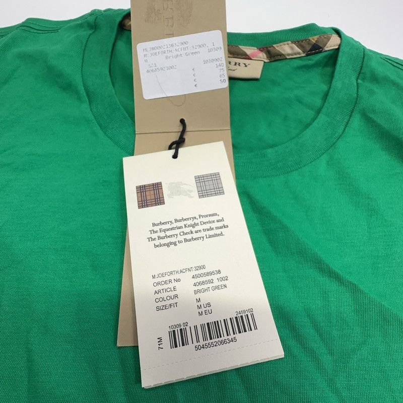 Burberry Burberry Green Embroidered Horse Rider T-Shirt 0079 Size US M / EU 48-50 / 2 - 3 Thumbnail