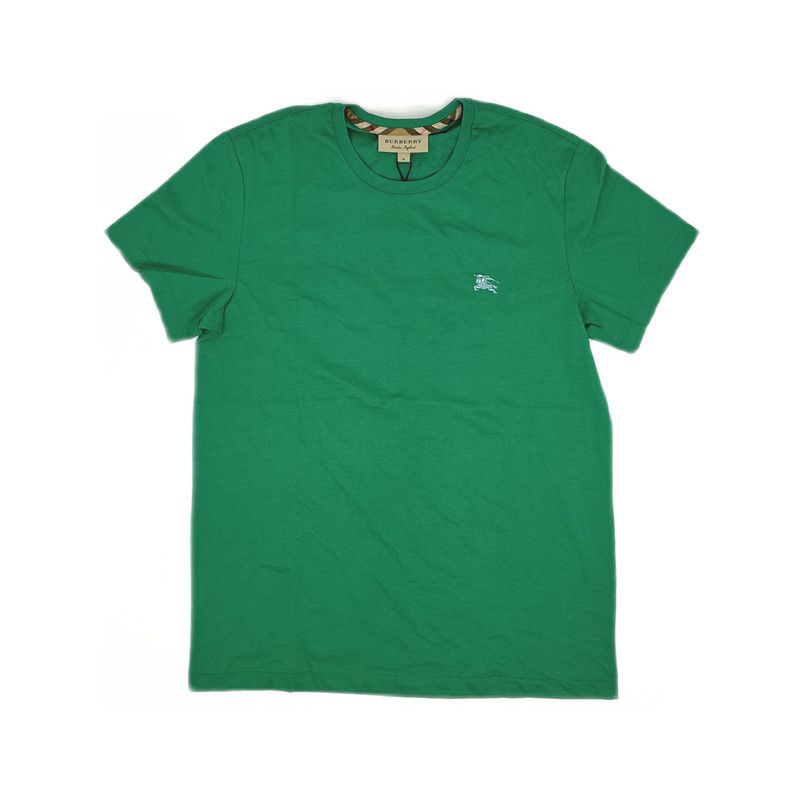 Burberry Burberry Green Embroidered Horse Rider T-Shirt 0079 Size US M / EU 48-50 / 2 - 4 Thumbnail