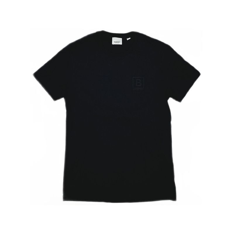 Burberry Burberry SS23 Logo Embroidered Black T-Shirt 0079 Size US XS / EU 42 / 0 - 5 Thumbnail