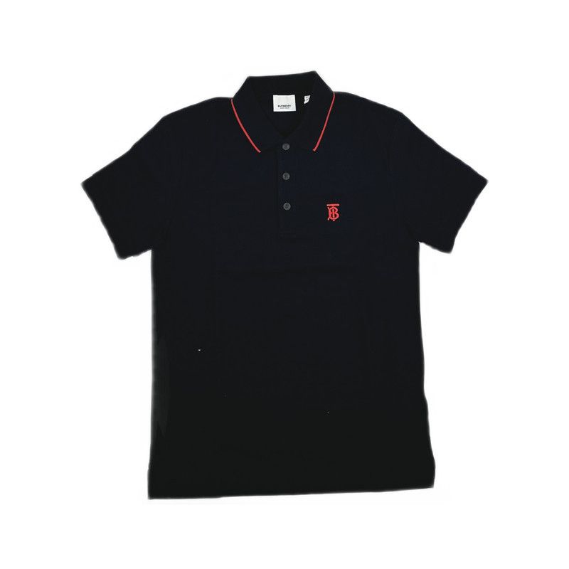 Burberry Black Short Sleeve Polo Shirt 0079