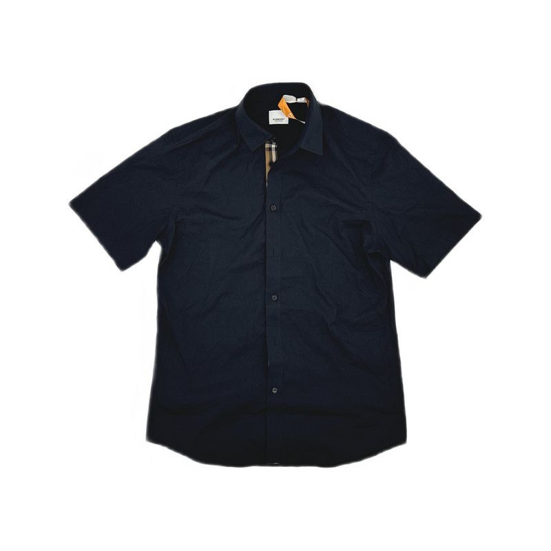 Burberry Burberry Black Casual Short Sleeve Shirt 0079 Size US M / EU 48-50 / 2 - 5 Thumbnail