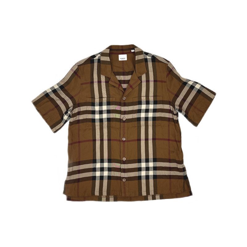 Burberry Burberry SS22 Check Casual Short Sleeve Shirt 0079 Size US M / EU 48-50 / 2 - 5 Thumbnail