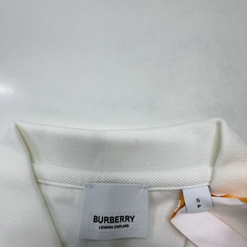 Burberry Burberry SS22 Classic Cotton White Polo Shirt 0079 Size US S / EU 44-46 / 1 - 2 Thumbnail