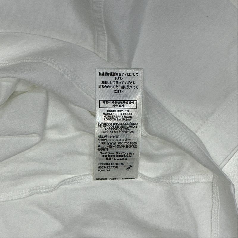 Burberry Burberry SS22 Logo Cotton T-Shirt for Men 0079 Size US XS / EU 42 / 0 - 4 Thumbnail