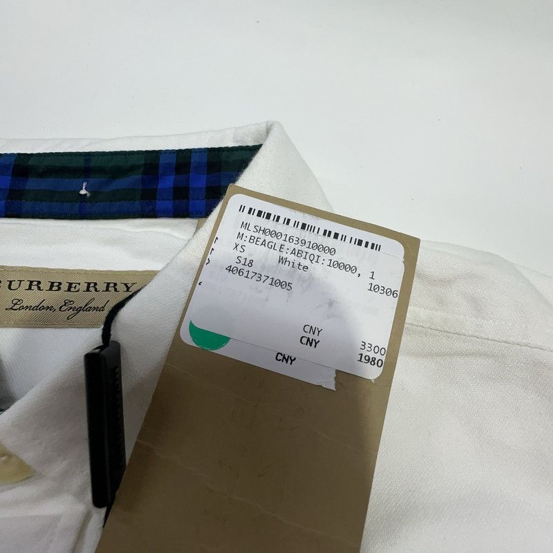 Burberry Burberry Red Long Sleeve Shirt for Men 0079 Size US XS / EU 42 / 0 - 8 Thumbnail