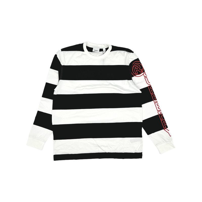Burberry Burberry Striped Black and White Long Sleeve T-Shirt 0079 Size US S / EU 44-46 / 1 - 3 Thumbnail