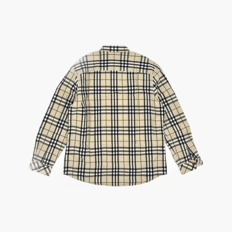 Burberry Burberry Brown Plaid Long Sleeve Shirt 0079 Size US XXL / EU 58 / 5 - 7 Thumbnail