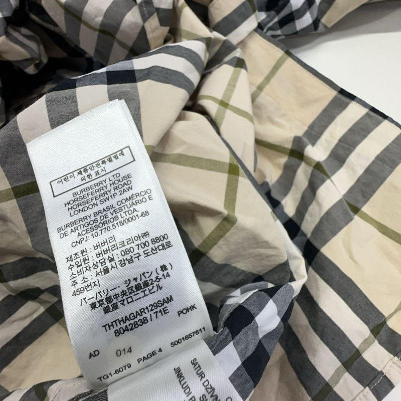 Burberry Burberry Brown Plaid Long Sleeve Shirt 0079 Size US XXL / EU 58 / 5 - 3 Thumbnail
