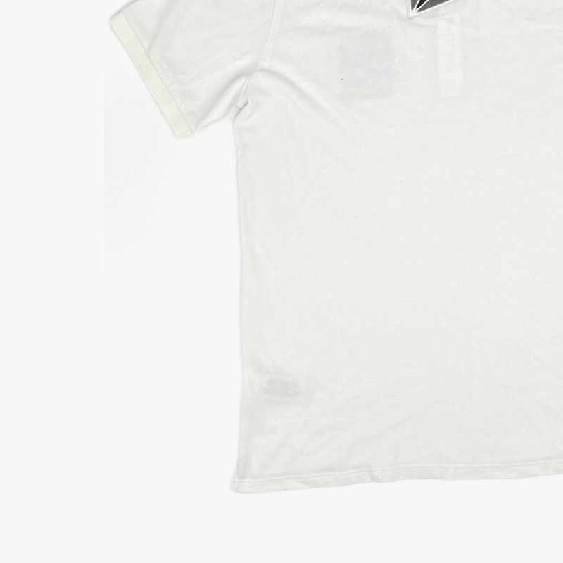 Burberry Burberry White Letter Pattern Polo Shirt 0079 Size US XL / EU 56 / 4 - 11 Thumbnail
