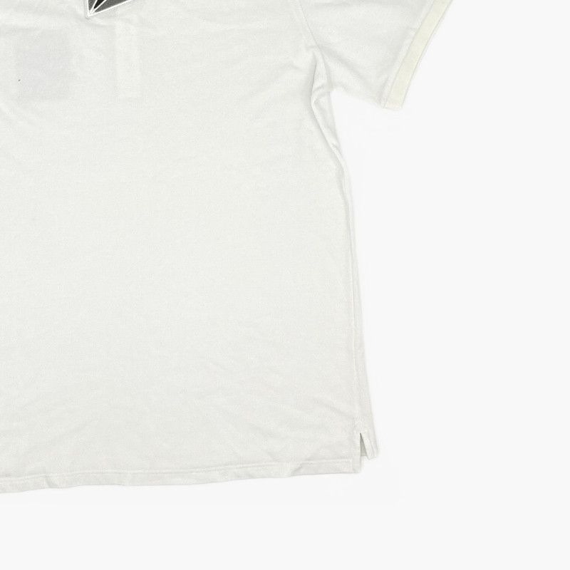 Burberry Burberry White Letter Pattern Polo Shirt 0079 Size US XL / EU 56 / 4 - 10 Thumbnail