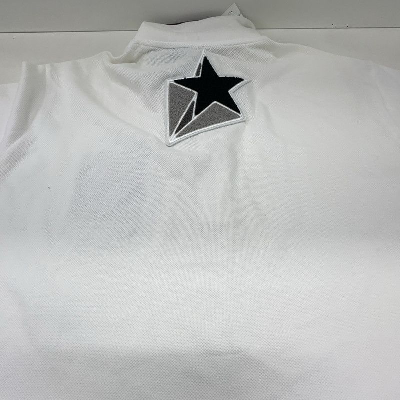 Burberry Burberry White Letter Pattern Polo Shirt 0079 Size US XL / EU 56 / 4 - 15 Thumbnail