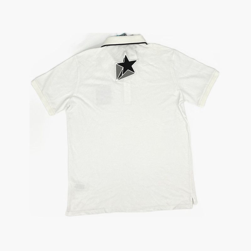 Burberry Burberry White Letter Pattern Polo Shirt 0079 Size US XL / EU 56 / 4 - 3 Thumbnail