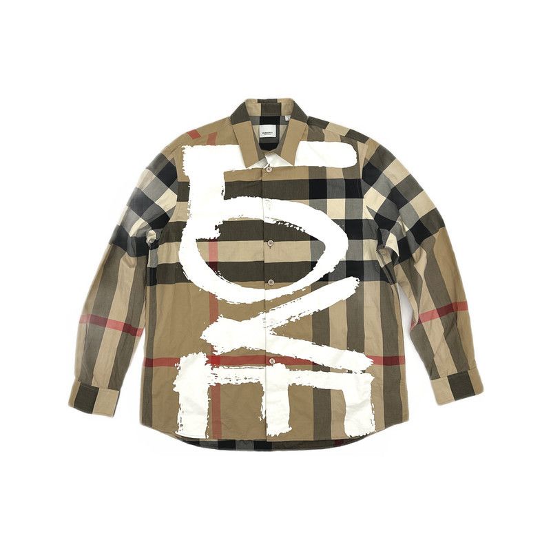 Burberry Burberry Plaid Stretch Long Sleeve Shirt for Men 0079 Size US L / EU 52-54 / 3 - 6 Thumbnail