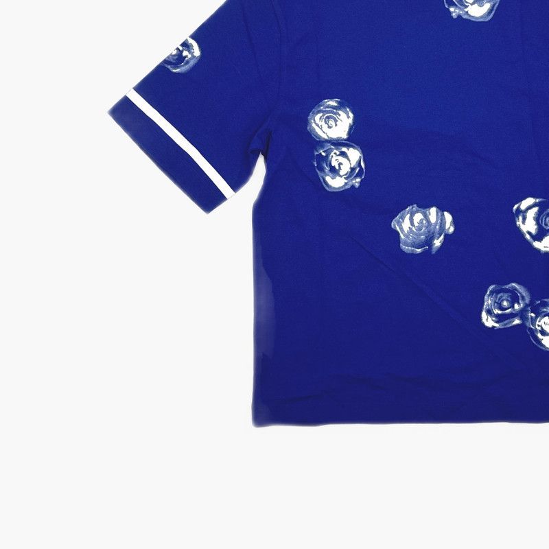 Burberry Burberry Floral Print Blue Short Sleeve T-Shirt 0079 Size US S / EU 44-46 / 1 - 8 Thumbnail