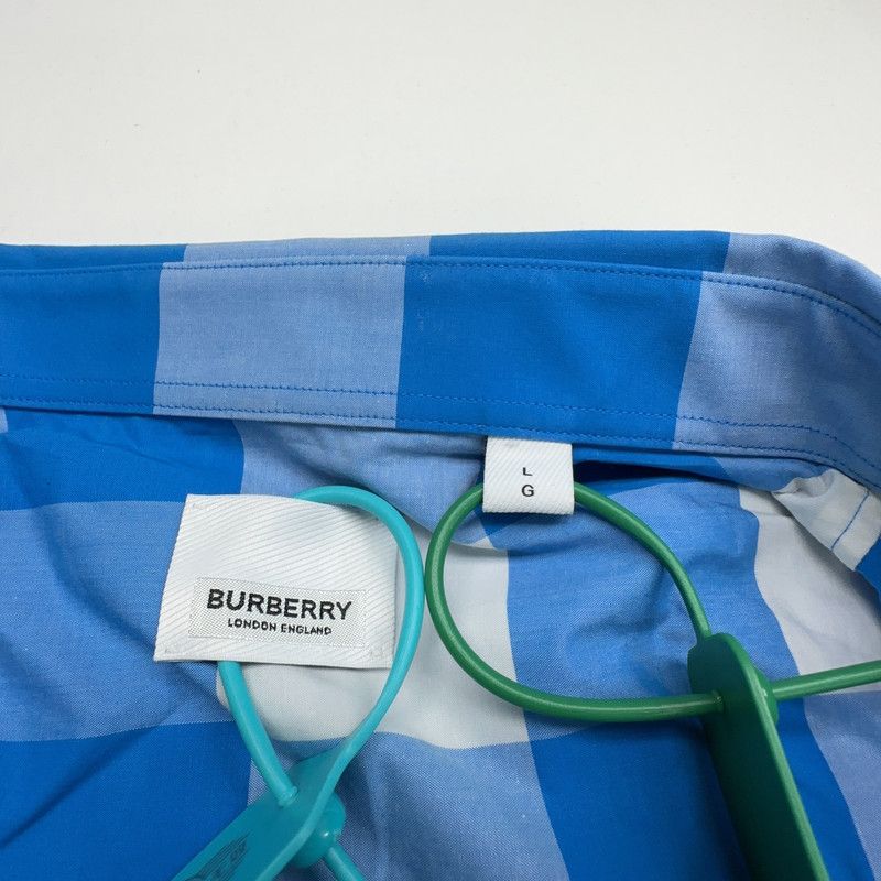 Burberry Burberry SS23 Blue Plaid Long Sleeve Shirt 0079 Size US L / EU 52-54 / 3 - 5 Thumbnail