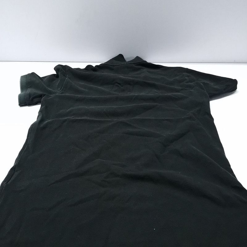 Burberry Burberry Black Embroidered Logo Polo Shirt 0079 Size US XS / EU 42 / 0 - 14 Thumbnail