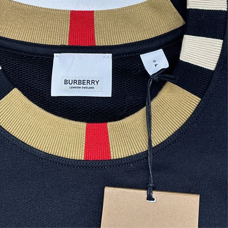 Burberry Burberry Color-Blocked Embroidered Long Sleeve Sweatshirt 0079 Size US S / EU 44-46 / 1 - 4 Thumbnail