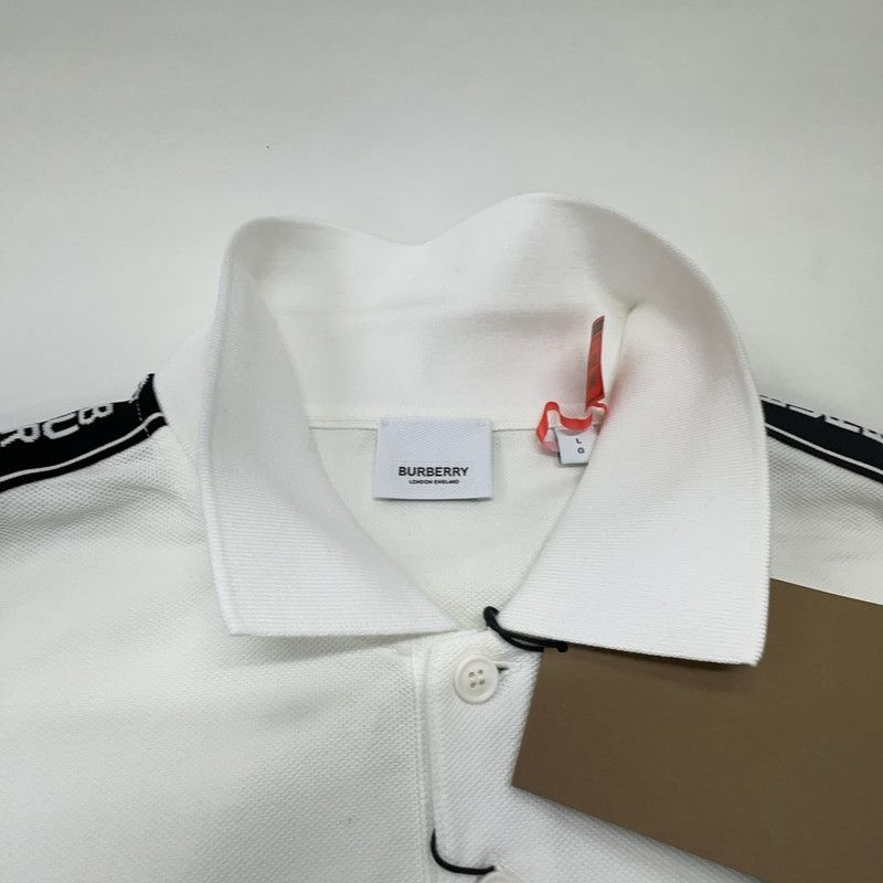 Burberry Burberry Logo Tape Short Sleeve Polo Shirt 0079 Size US L / EU 52-54 / 3 - 5 Thumbnail