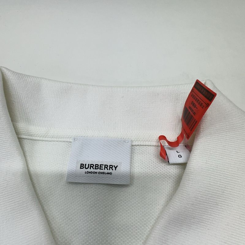 Burberry Burberry Logo Tape Short Sleeve Polo Shirt 0079 Size US L / EU 52-54 / 3 - 14 Thumbnail