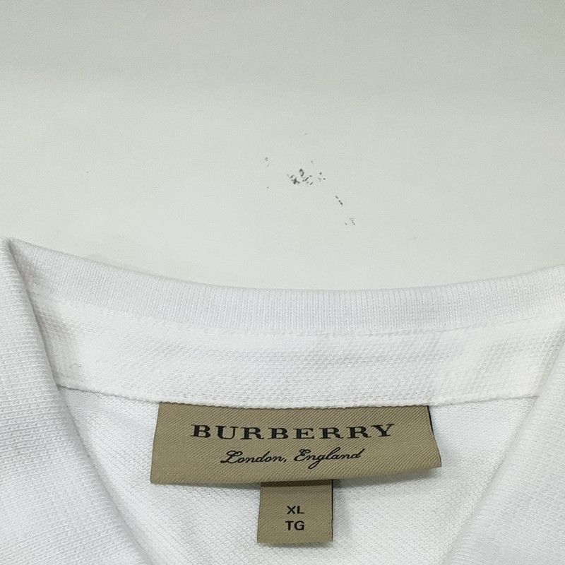 Burberry Burberry SS22 White Short Sleeve Polo Shirt 0079 Size US XL / EU 56 / 4 - 6 Thumbnail