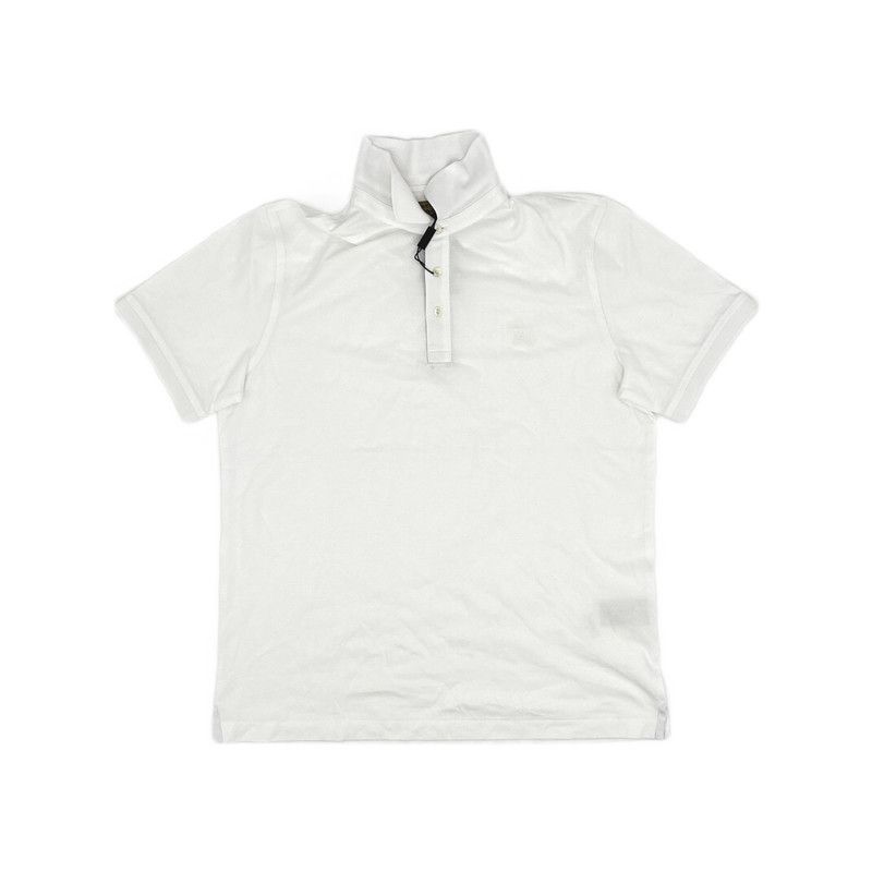 Burberry Burberry SS22 White Short Sleeve Polo Shirt 0079 Size US XL / EU 56 / 4 - 12 Thumbnail