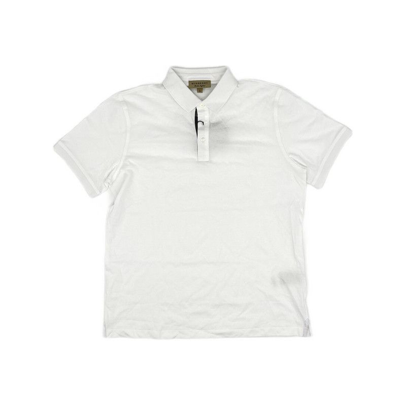 Burberry Burberry SS22 Plain Button-up Short Sleeve Polo 0079 Size US XL / EU 56 / 4 - 3 Thumbnail