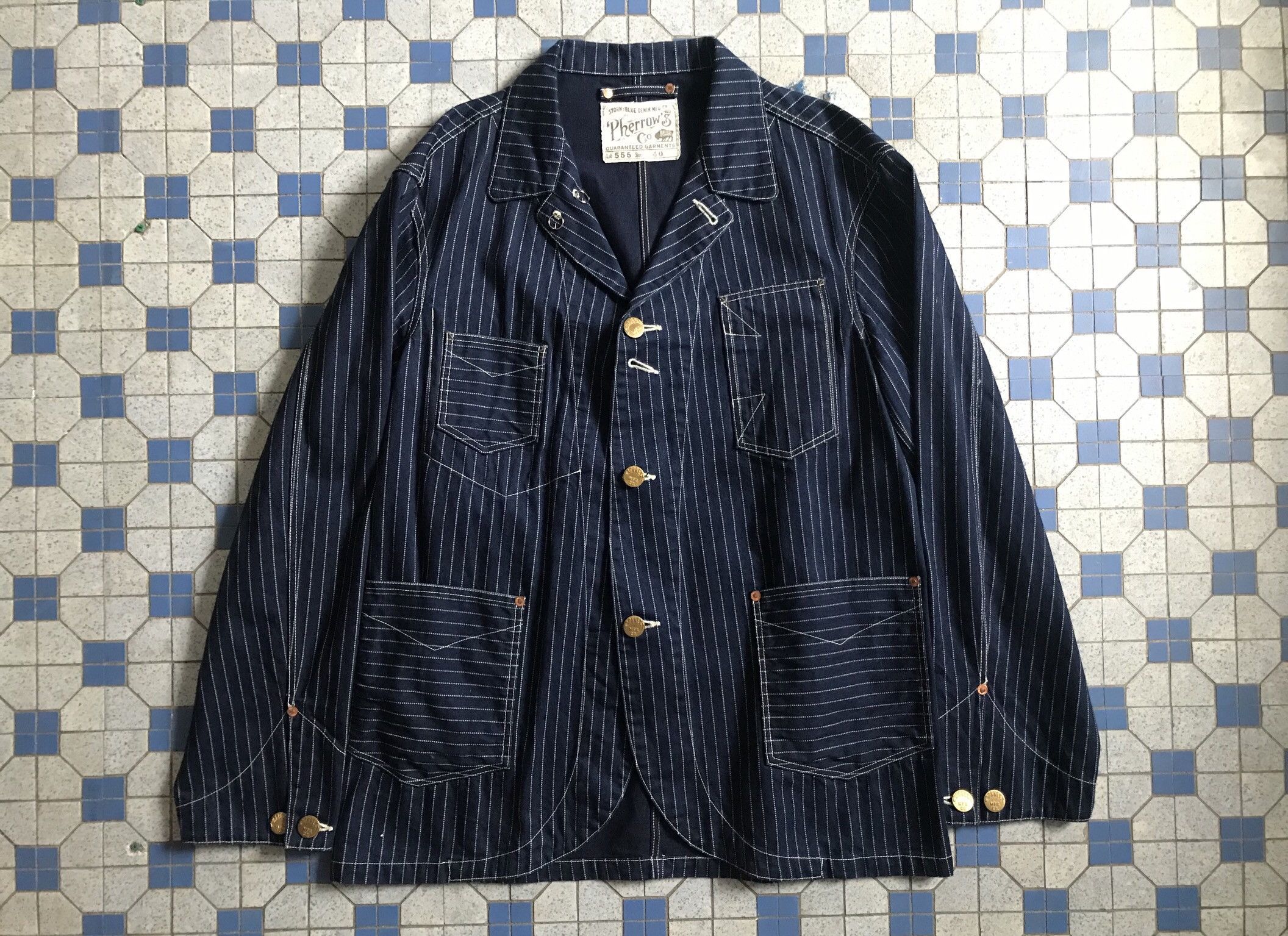 Pherrow's Pherrow’s Lot 555 Wabash Work Blazer Stifel jacket Size US L / EU 52-54 / 3 - 1 Thumbnail