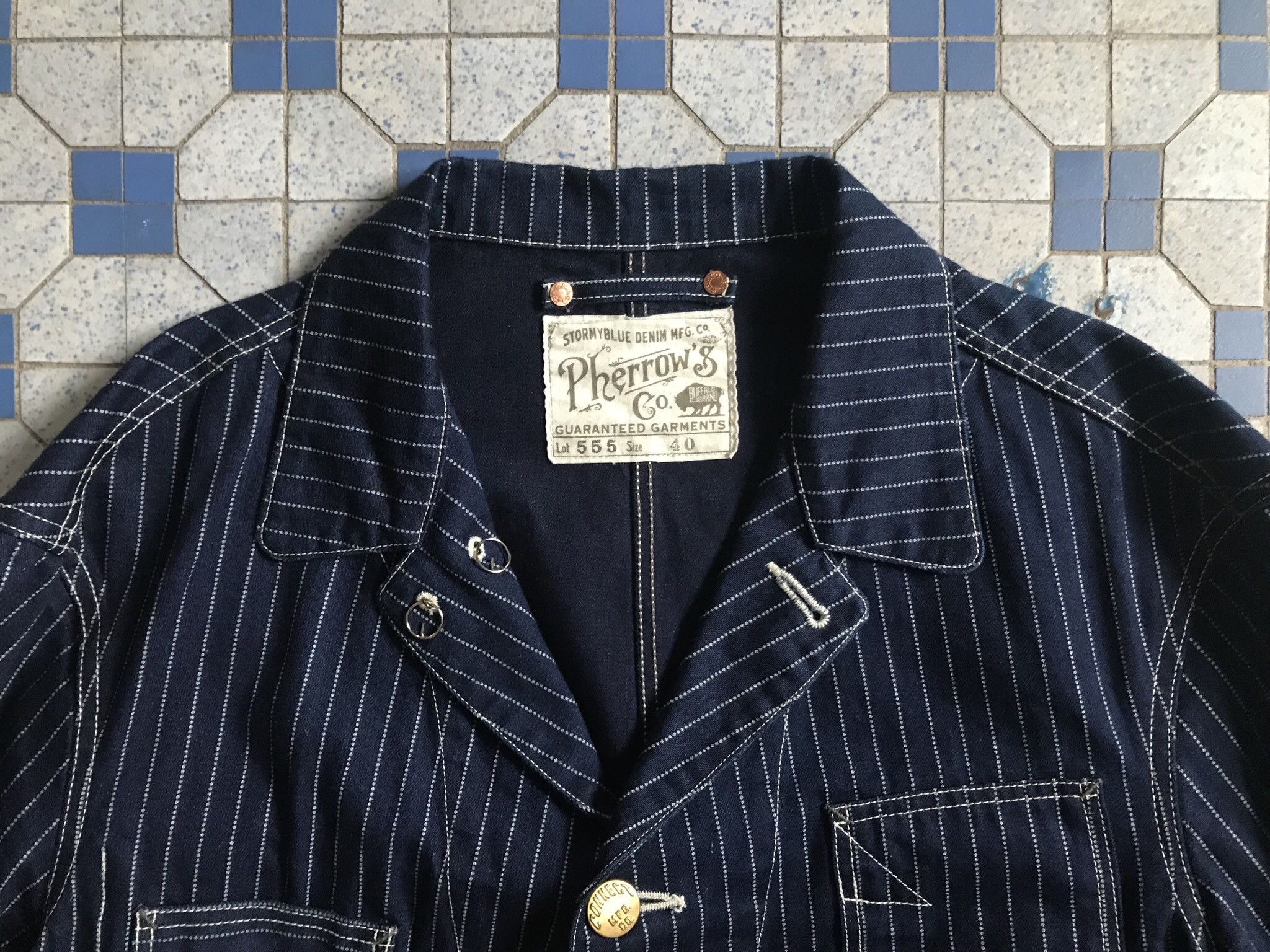 Pherrow's Pherrow’s Lot 555 Wabash Work Blazer Stifel jacket Size US L / EU 52-54 / 3 - 3 Thumbnail