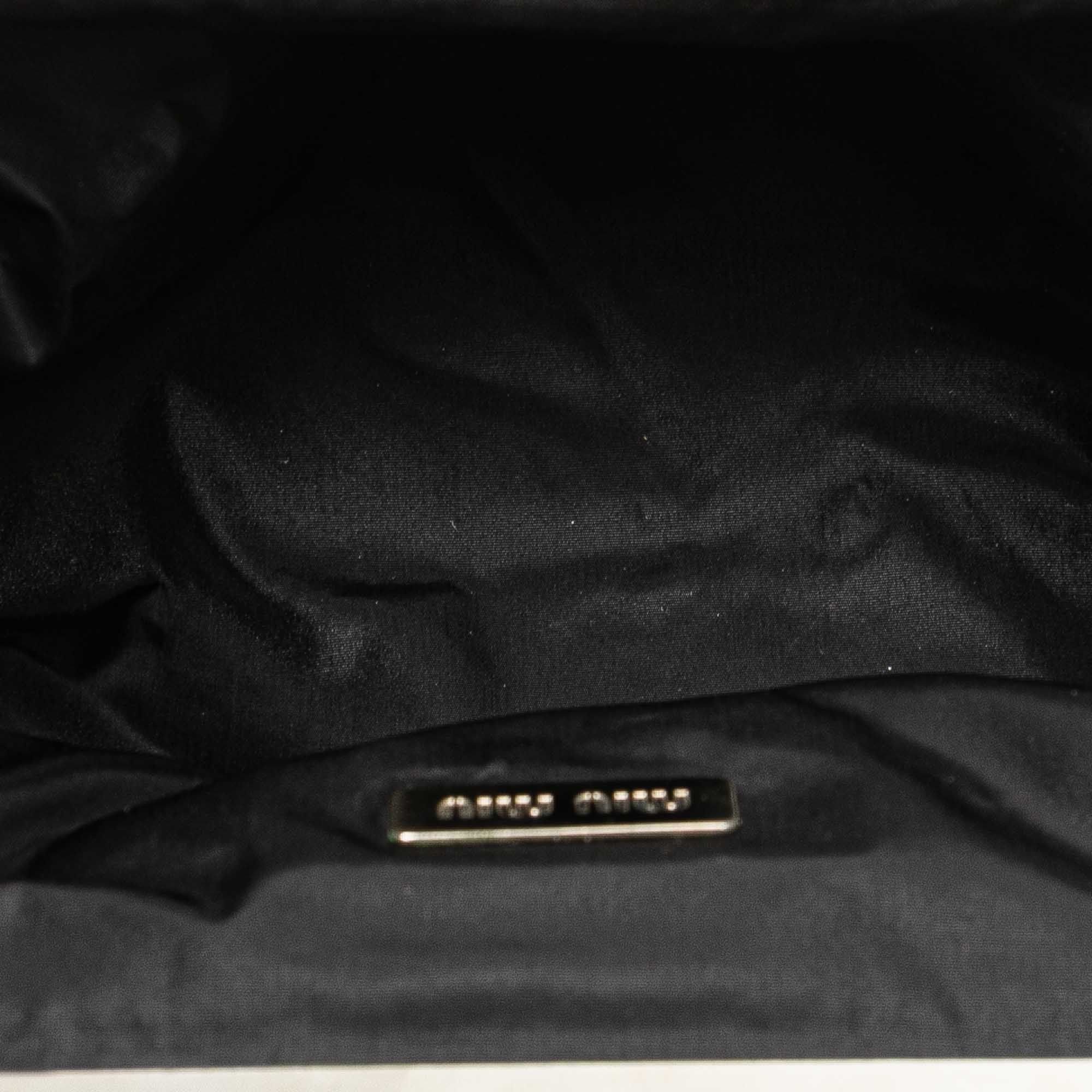 Miu Miu Miu Miu Satin Clasp Clutch on Strap Size ONE SIZE - 4 Thumbnail